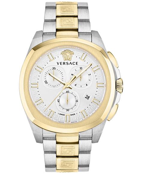 Versace Men's Swiss Chronograph Geo Two